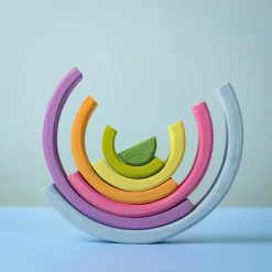 Small Wooden Rainbow - Pastel