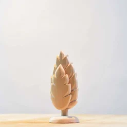 Small Wooden Thuja Tree - Natural