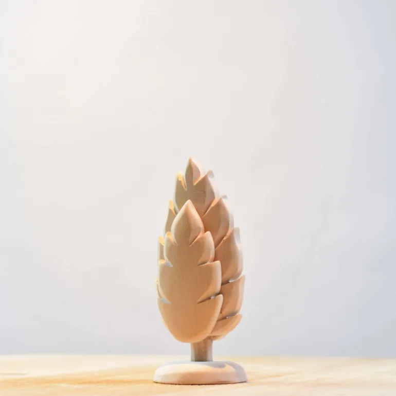 Small Wooden Thuja Tree - Natural