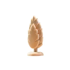Small Wooden Thuja Tree - Natural