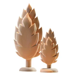 Small Wooden Thuja Tree - Natural