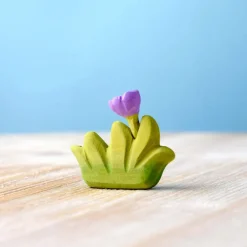 Small Wooden Wildflower - Purple