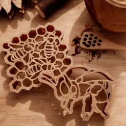 Teddy Bear Bee & Honeycomb Eco Cutter Set