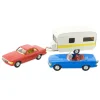 Tin Toy Set - Mercedes Cabrio, Coupe & Caravan