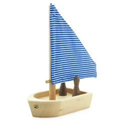 Toy Wooden Boat With Passengers - Hobie