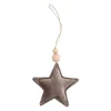 Velvet Star Pendant - Grey