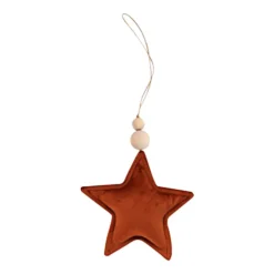 Velvet Star Pendant - Set Of 4