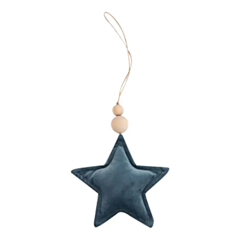Velvet Star Pendant - Turquoise