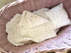 Wicker Dolls Pram High - Dusty Pink