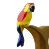 Wooden Amazonian Parrot