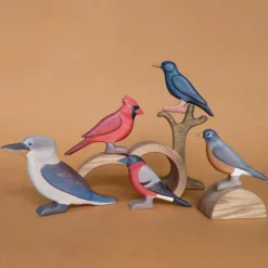 Wooden American Robin