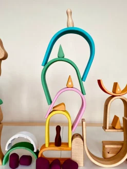 Wooden Arches - Pastel