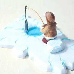 Wooden Arctic Play Base - Fishing Hole