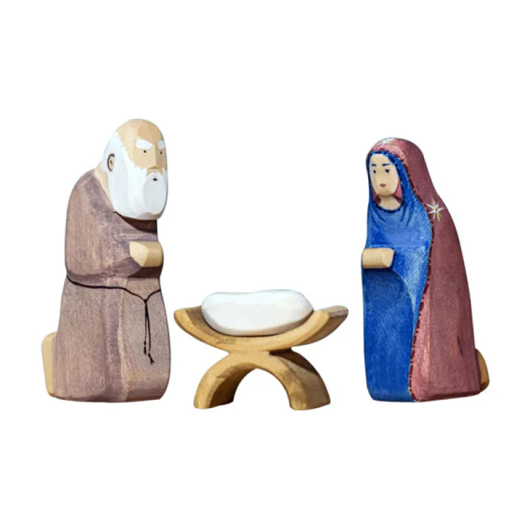 Wooden Baby Jesus Set