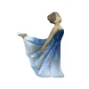 Wooden Ballerina - Blue Dress