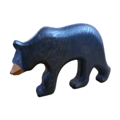 Wooden Black Bear - Mother