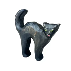 Wooden Black Cat
