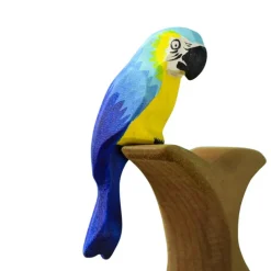 Wooden Blue Macaw