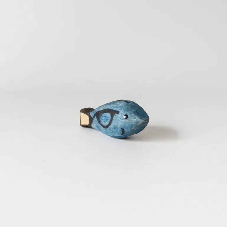 Wooden Blue Tang Fish