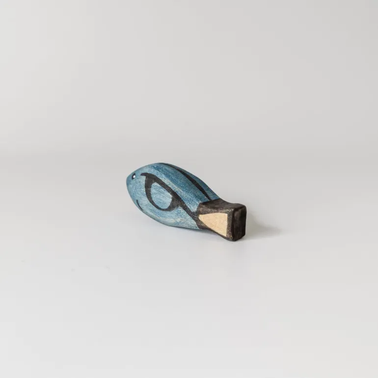 Wooden Blue Tang Fish