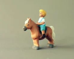 Wooden Boy & Horse Set