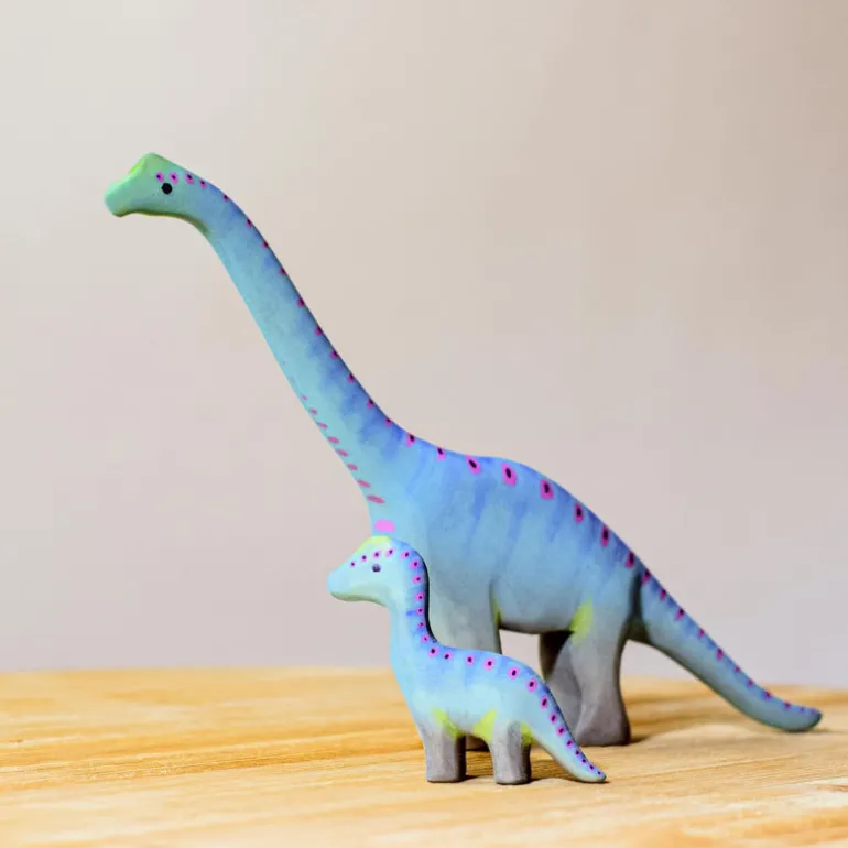 Wooden Brontosaurus - Baby