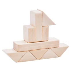Wooden Building Blocks - Pythagoras
