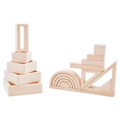 Wooden Building Blocks - Pythagoras