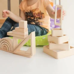Wooden Building Blocks - Pythagoras