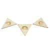 Wooden Bunting Flags - Rainbow