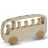 Wooden Bus With Passengers