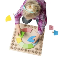 Wooden Calendar With Seasons