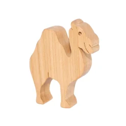 Wooden Camel Figure