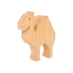 Wooden Camel Figure