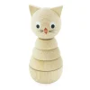 Wooden Cat Stacking Puzzle - Whiskers