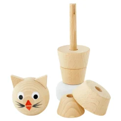 Wooden Cat Stacking Puzzle - Chloe