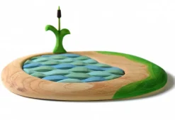 Wooden Cattail Plant