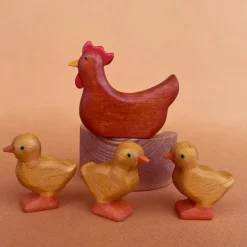 Wooden Chicken - Laying