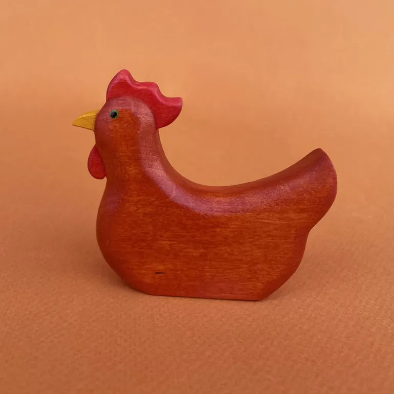 Wooden Chicken - Laying