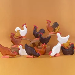 Wooden Chicks - Set of 3