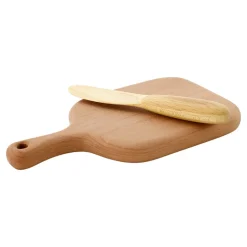 Wooden Chopping Board & Knife