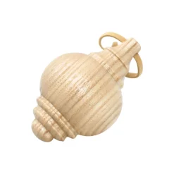 Wooden Christmas Decorations - Set of 10