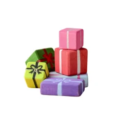 Wooden Christmas Presents - Set Of 6