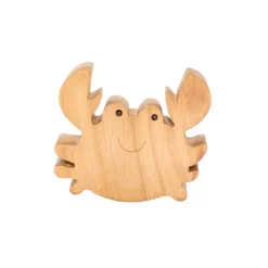 Wooden Crab Figure
