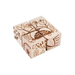 Wooden Cube Puzzle - Sea Creatures