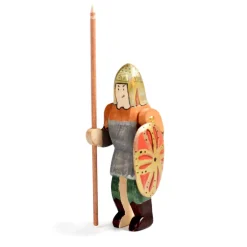 Wooden Dacian Knight & Steed Set