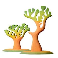 Wooden Dinosaur Trees - Set of 2