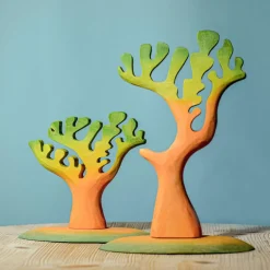 Wooden Dinosaur Trees - Set of 2