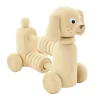 Wooden Dog With Counting Beads - Rowan
