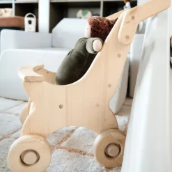 Wooden Dolls Stroller